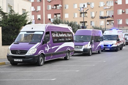 Növbəti köç karvanı Laçın şəhərinə yola salındı
