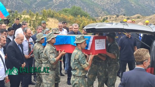 İtkin-şəhid Cümşüd Məmmədov Laçında dəfn olunub - Fotolar